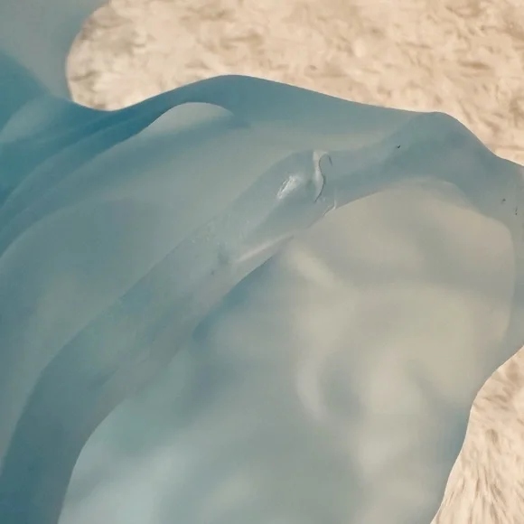 Vintage L.E. Smith Satin Glass Bird - Picture 5 of 6